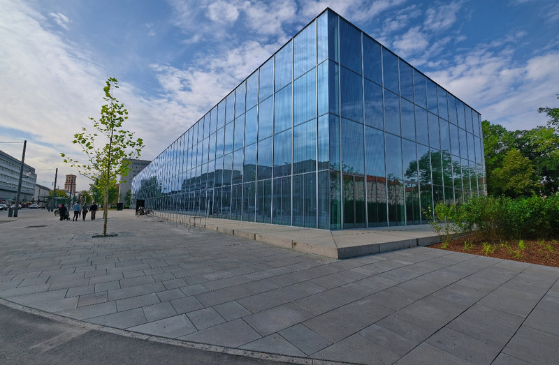 Externe Sicht auf das Bauhaus Museum Dessau